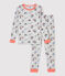 Pyjama snugfit imprimé Paris petit garçon en coton biologique gris BELUGA/blanc MULTICO