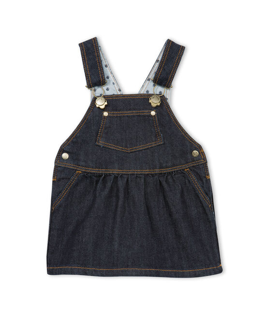 Robe Salopette Bebe Fille En Jean Jean Petit Bateau