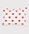 Rood hart kussen van popeline wit MARSHMALLOW/rood TERKUIT