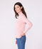 L'Iconique, katoenen coltrui voor dames roze JOLI