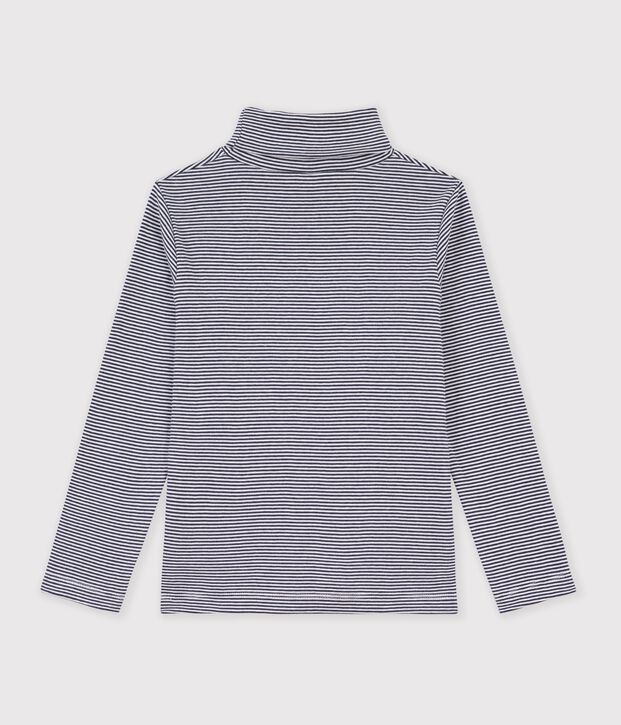 Gestreepte coltrui voor jongens/meisjes in katoen blauw/wit