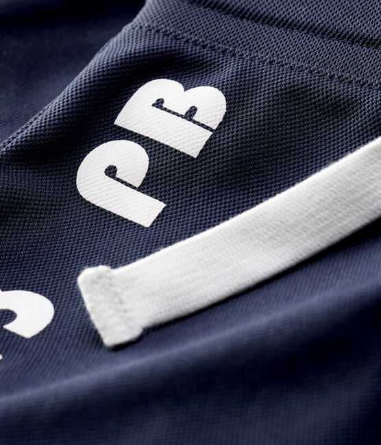 Sportbermuda jongens kinderen blauw SMOKING