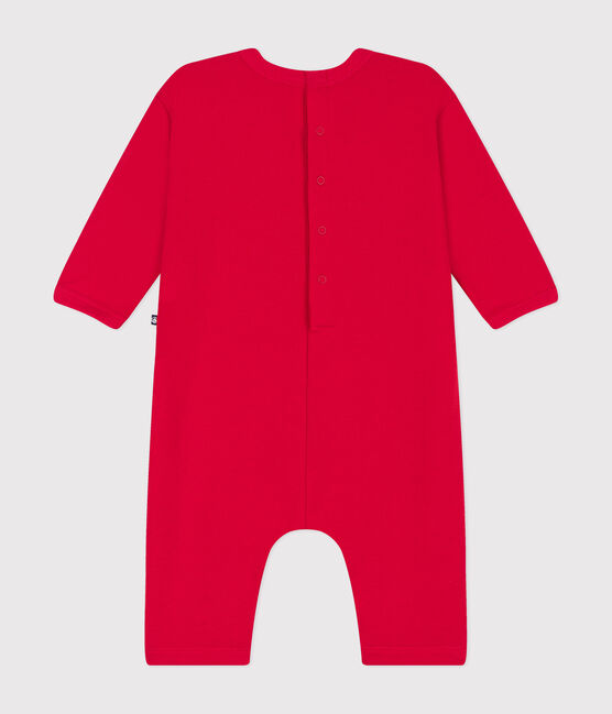 Lang pakje van molton voor baby's rood CORRIDA
