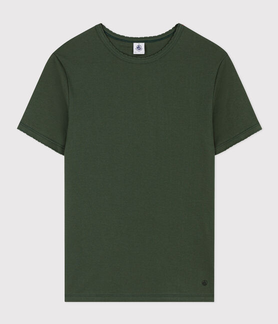 Tee-shirt L'ICONIQUE cocotte en coton Femme vert AVORIAZ