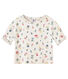 Meisjes-T-shirt in licht tubic met dessin