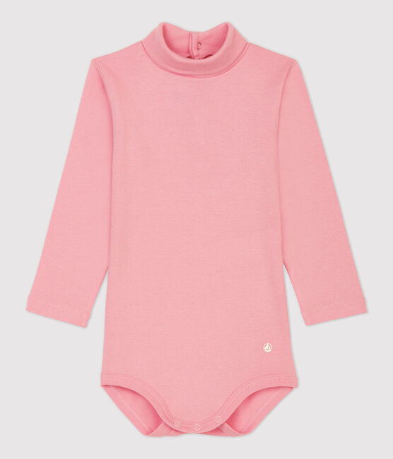 Body en coton bébé rose CHARME