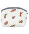 Pochette en côte blanc MARSHMALLOW+CARMIN/rouge MULTICO