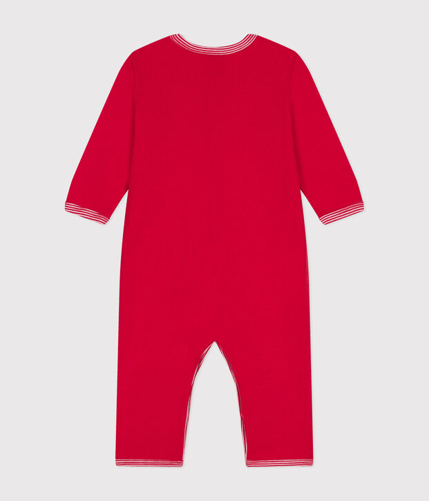 Pyjama sans pieds en coton b&eacute;b&eacute; rouge