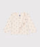 Cardigan en tubique imprimé étoile bébé beige AVALANCHE/ ARGENT