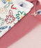 Lot de 3 bodies manches longues fleurs en coton bébé variante 1