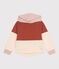 Sweatshirt capuche en molleton enfant fille marron FAMEUX/ MULTICO