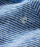 Slaappakje babyjongen van extra warme geruwde bouclébadstof. blauw MAJOR/grijs SUBWAY