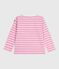 Katoenen marinetruitje voor kinderen roze BOUDOIR/ MILK