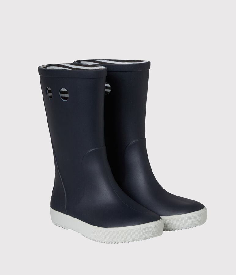 Bottes de pluie enfant gar&ccedil;on-fille bleu