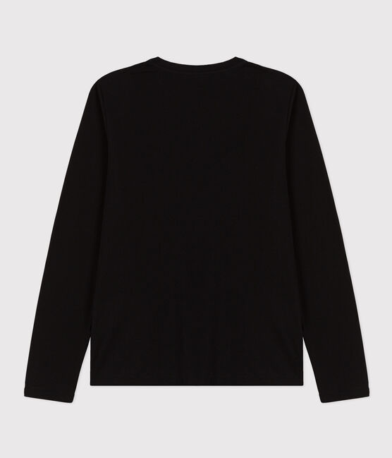 Tee-shirt LE DROIT col V en coton Femme noir NOIR