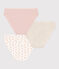 Lot de 3 culottes fleur en coton et élasthanne petite fille variante 1