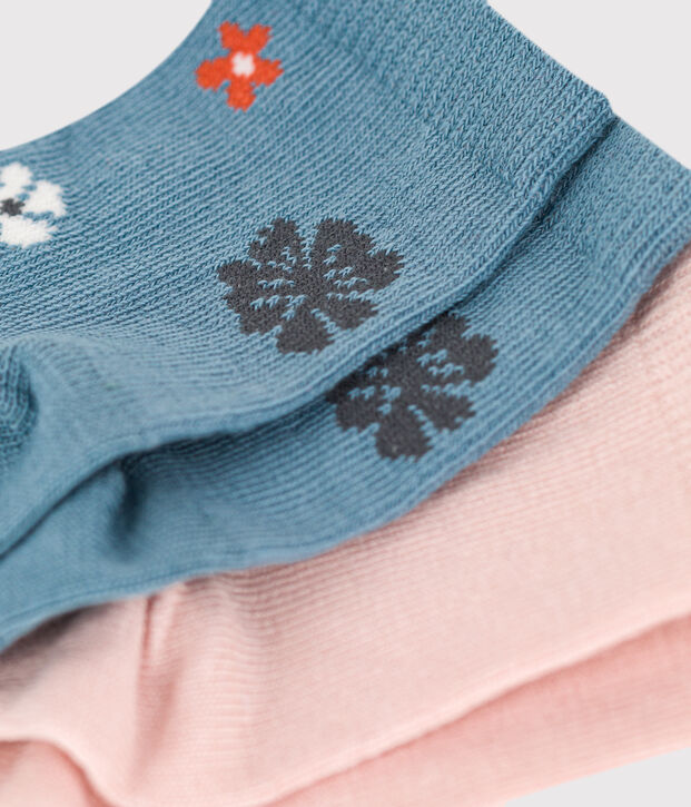 Set van 2 paar babysokken multicouleur