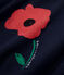 T-shirt met opdruk meisjes blauw SMOKING