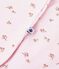 Fluwelen babytrappelzakje met bloemenprint TOG 3 roze/multicouleur