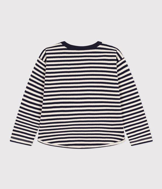 Jongens-T-shirt van tubic met lange mouwen blauw SMOKING/ AVALANCHE