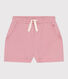 Short enfant en coton uni