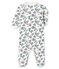 Dors bien bébé fille en côte blanc MARSHMALLOW/blanc MULTICO