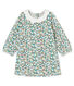 Robe manches longues bébé fille imprimée