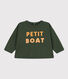 Sweatshirt in molton voor baby's