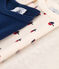 Lot de 3 bodies manches longues bébé en coton variante 1