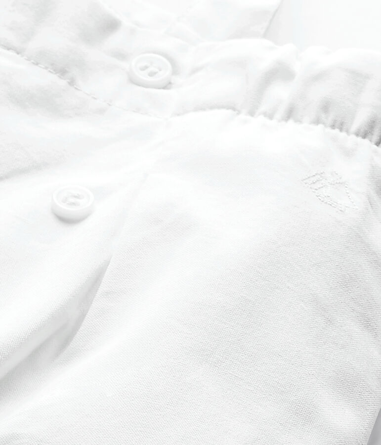 Salopette voor meisjes wit