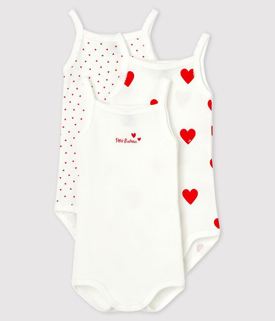 Lot De 3 Bodies A Bretelles Bebe Variante 1 Petit Bateau Lot De 3 Bodies A Bretelles Bebe Variante 1 Petit Bateau