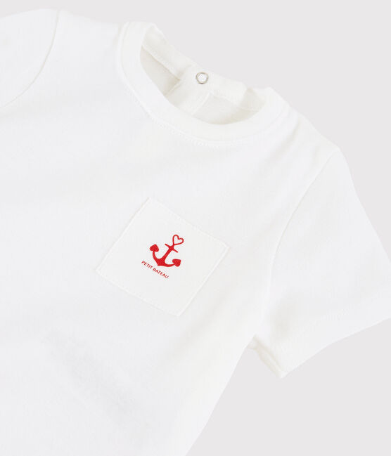 T-shirt babymeisje wit ECUME
