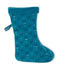 Kerstsok blauw CONTES/wit MULTICO