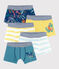 Lot de 5 boxers imprimé jungle petit garçon variante 1