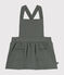 Robe sans manche en tubique matelassé bébé vert THUYA