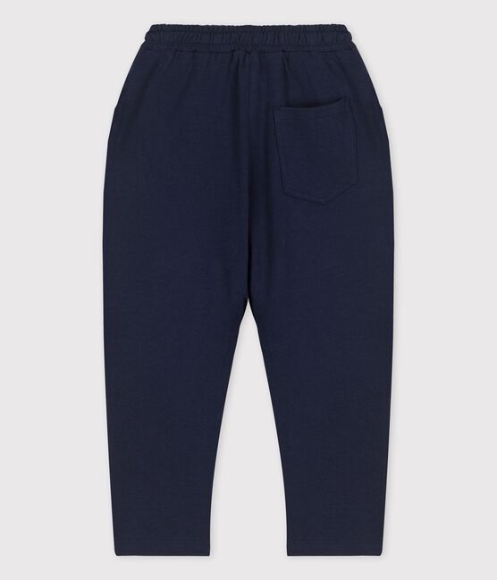 Comfortabele katoenen jongensbroek blauw SMOKING