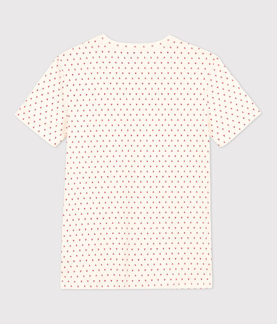 Tee-shirt L'ICONIQUE col rond en coton Femme blanc AVALANCHE+STOP/ MULTICO