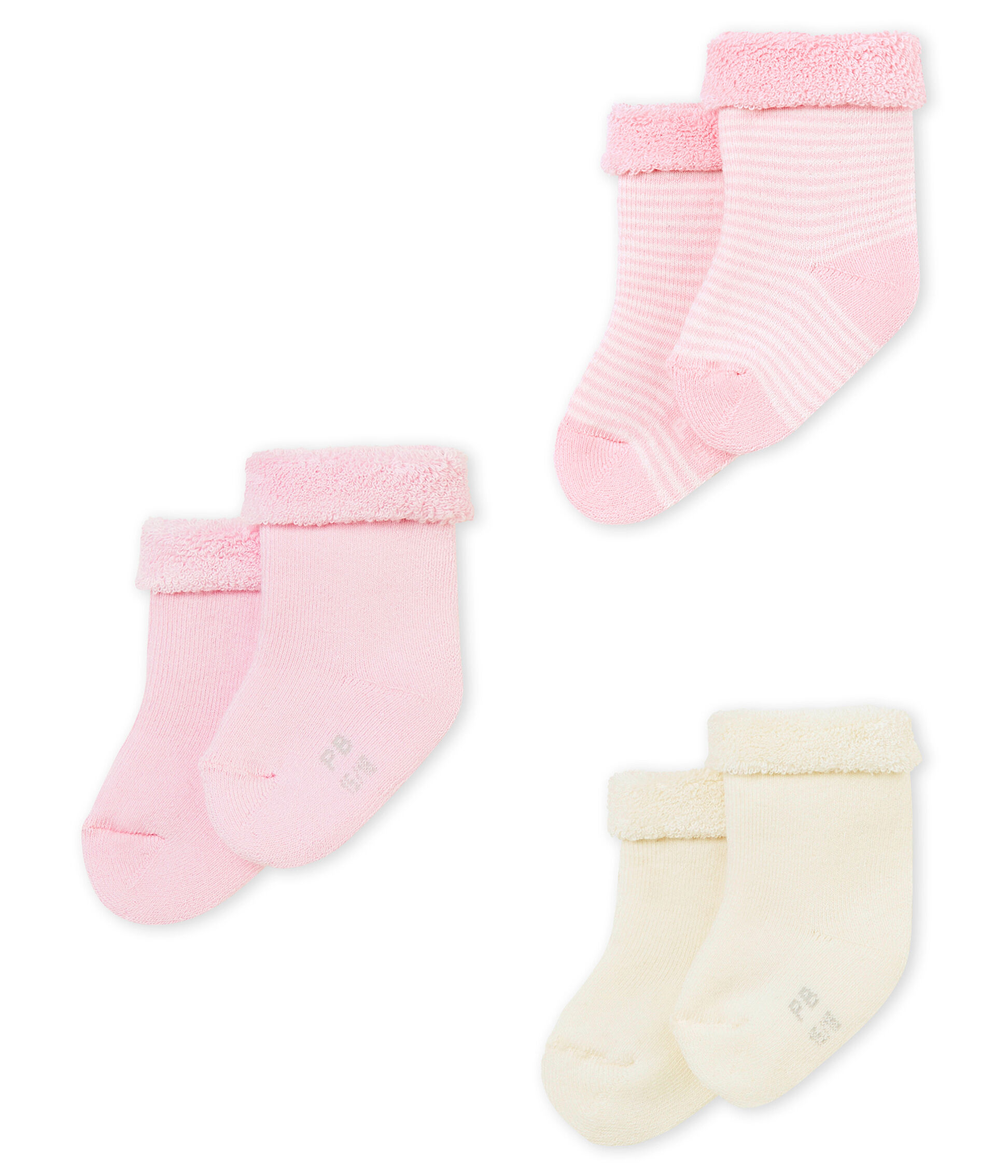 Mixte b/éb/é Lot de 3 Petit Bateau Chaussettes,