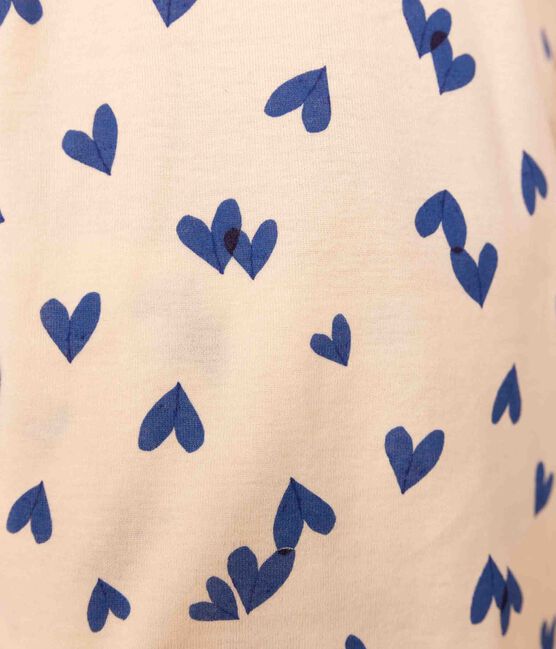 Katoenen pyjama met hart voor kleine meisjes en jongens wit AVALANCHE/ MULTICO