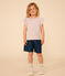 T-shirt in katoen voor meisjes roze SALINE