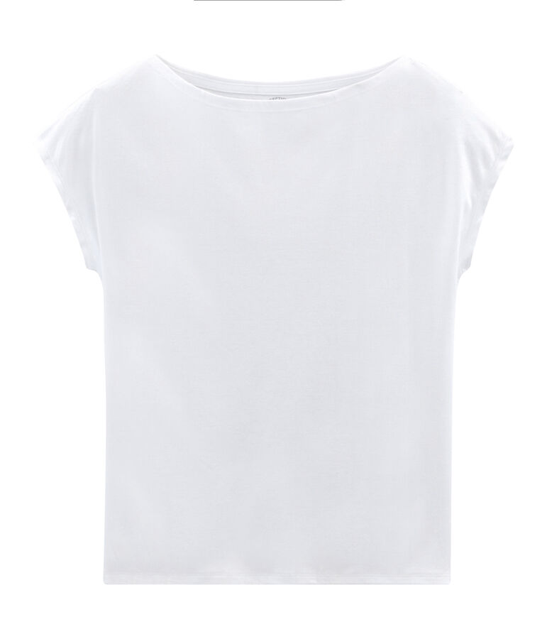 Sea Island T-shirt met korte mouwen vrouwen wit ECUME