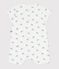Combinaison courte bébé en coton imprimé animaux blanc MARSHMALLOW/blanc MULTICO