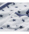 Robe de chambre garçon en polaire imprimée gris SUBWAY/bleu LOGO