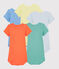 Lot de 5 bodies manches courtes fruités bébé variante 1