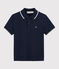 Polo met korte mouwen jongens kinderen blauw SMOKING