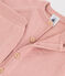 Tweedelig setje van tricot uit wol en katoen roze SALINE
