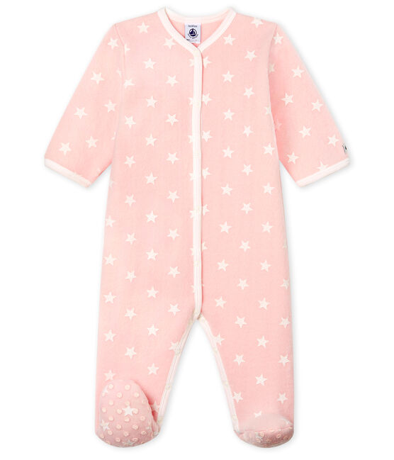 Surpyjama Bebe Fille En Polaire Minois Marshmallow Petit Bateau