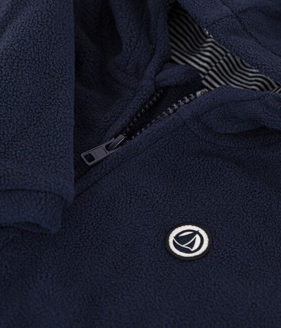 Sweatshirt bébé en polaire bleu SMOKING