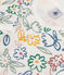 Chemise de nuit en coton motif fleurs enfant blanc MARSHMALLOW/blanc MULTICO