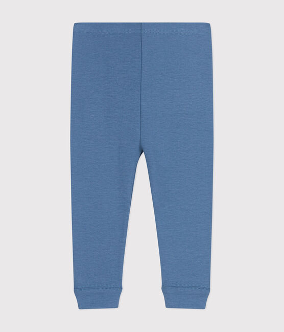 Katoenen legging voor baby's blauw BEACH